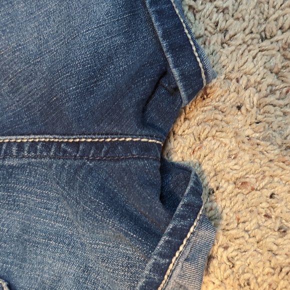 Wallflower Stretch Wide Waist Double Button Jean Shorts Juniors Size 9 - Picture 9 of 11